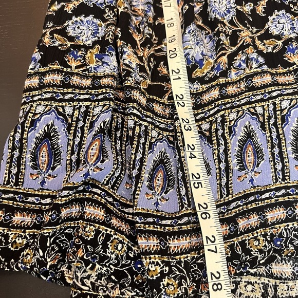 Free People Moonlight Dance Tunic Top Floral Boho Oversized Babydoll Pockets S - Picture 14 of 16